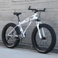 2025/Fatbike 24 26 inch 21 24 27 speed disc brake shocking absorption 4.0 bicycle beach snowmobile mountain bike