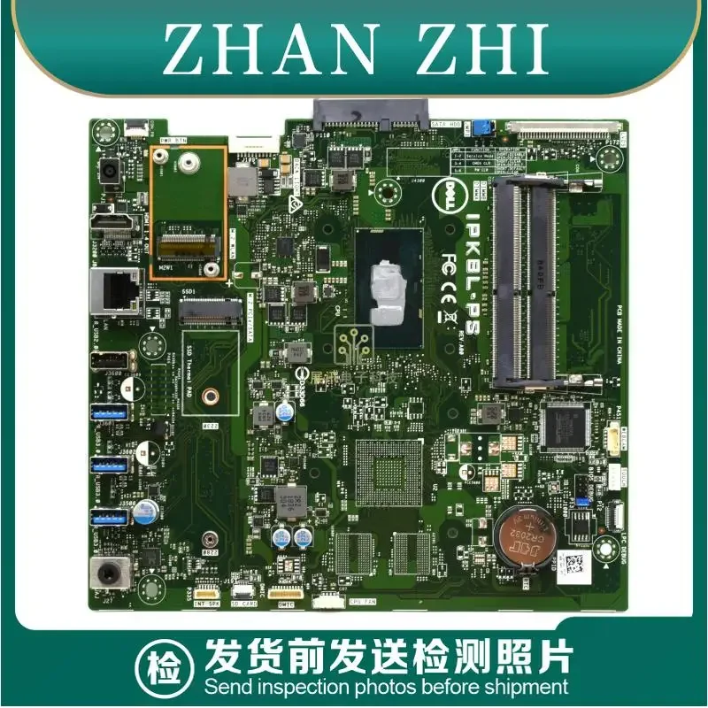 Used For Dell Inspiron 3280 3480 IPKBL-PS AIO main board 01TK76 027W48 02MGDD