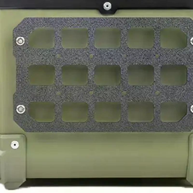 Motorcycle Molle Panel For Trunk Storage Aluminum Alloy Waterproof Tactical Universal Side Box Organizer Modular Storage