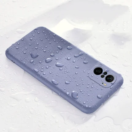 Funda de silicona líquida Original para Xiaomi, Poco F3, Poco F3, M3, X3 Pro