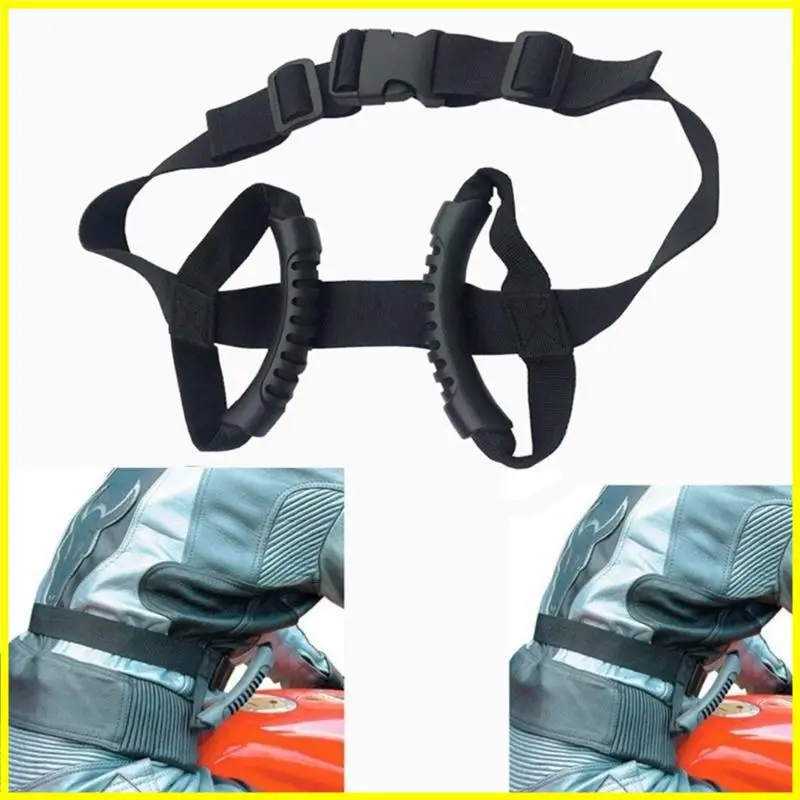 

Anti Fall Motorcycle Passenger Harness Adjustable Secure rides Belt for Scooter