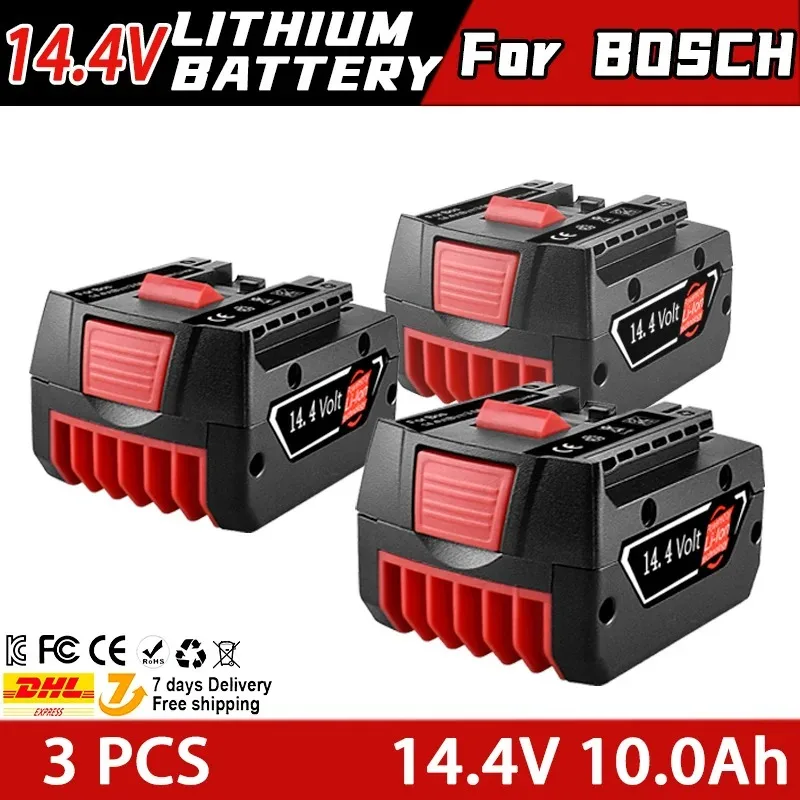 

Original 14.4V 6.0Ah Li-ion Rechargeable Battery for Bosch GBH GDR GSR DDS180 BAT614G (KC) Power Tool Replacement