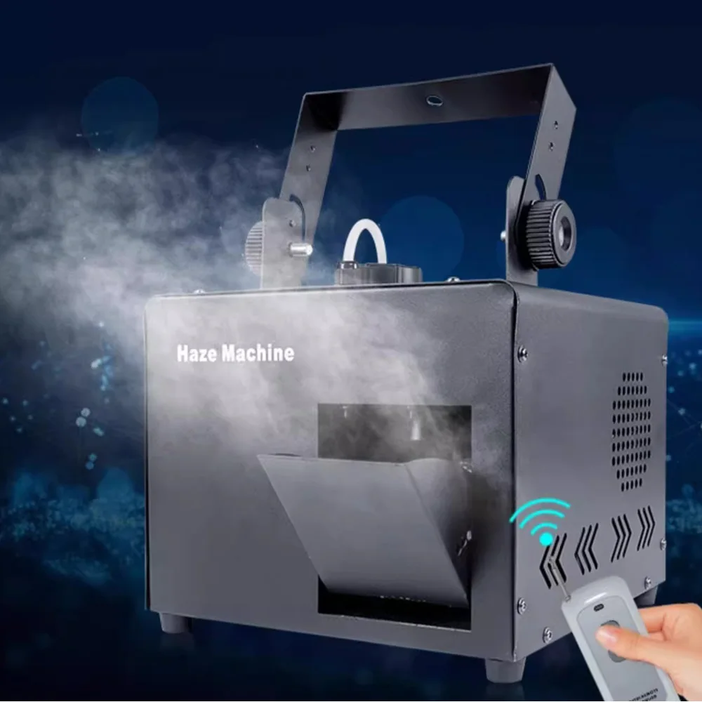 

1500W Pro Morning Haze Machine Stage Fog Smoke Machine with Remote Control Smoke Effects Hazer Machine for Event Club DJ