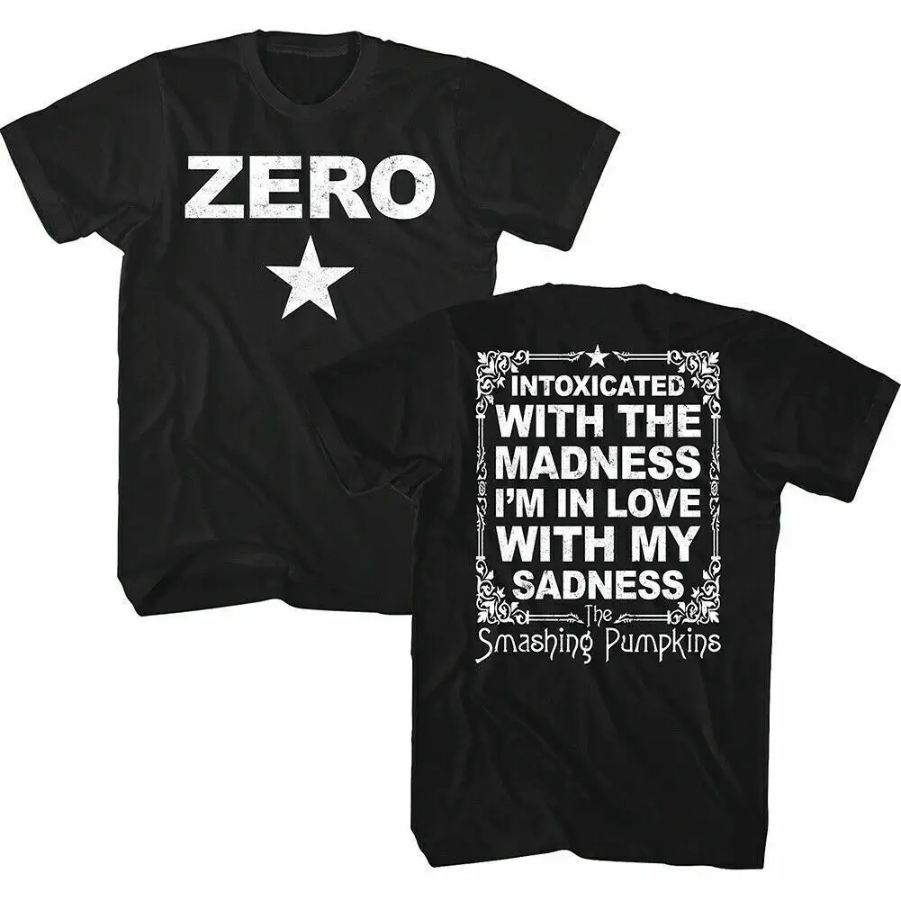 

Smashing Pumpkins Zero Song Lyrics T-Shirt Cotton Unisex For Music Fan