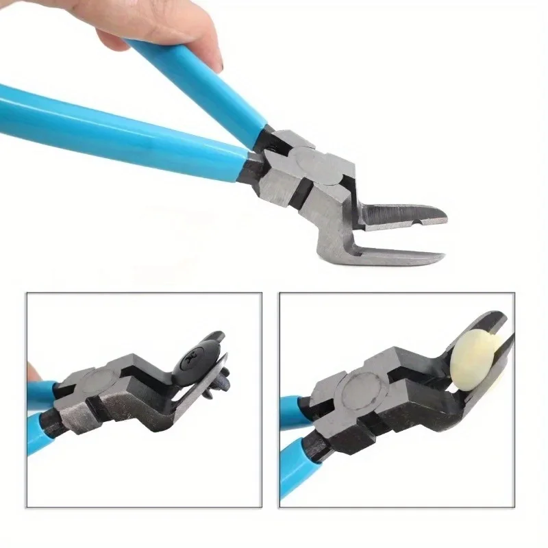 

1Pc Car Rivet Tightening Pliers Multifunctional Diagonal Pliers Staple Screwdriver Removal Tool Wire Stripping Plier