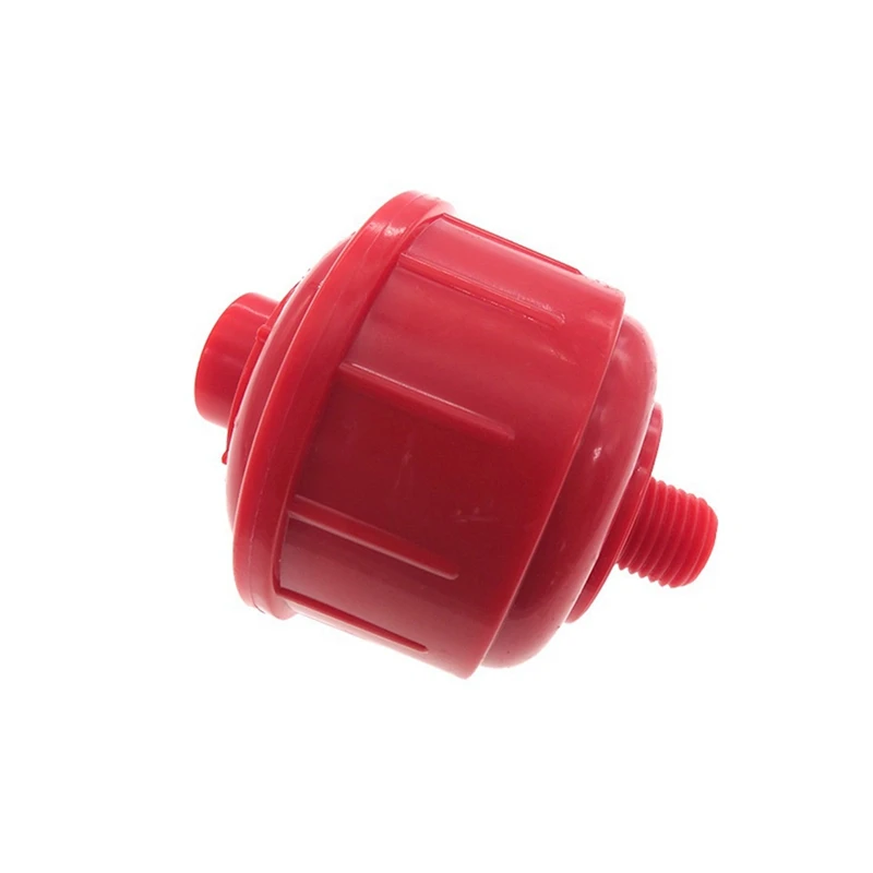 10 Piece Spray Tool Filter 58X68mm Mini Air-Water Filter Red Plastic High-Flow Tool Filter