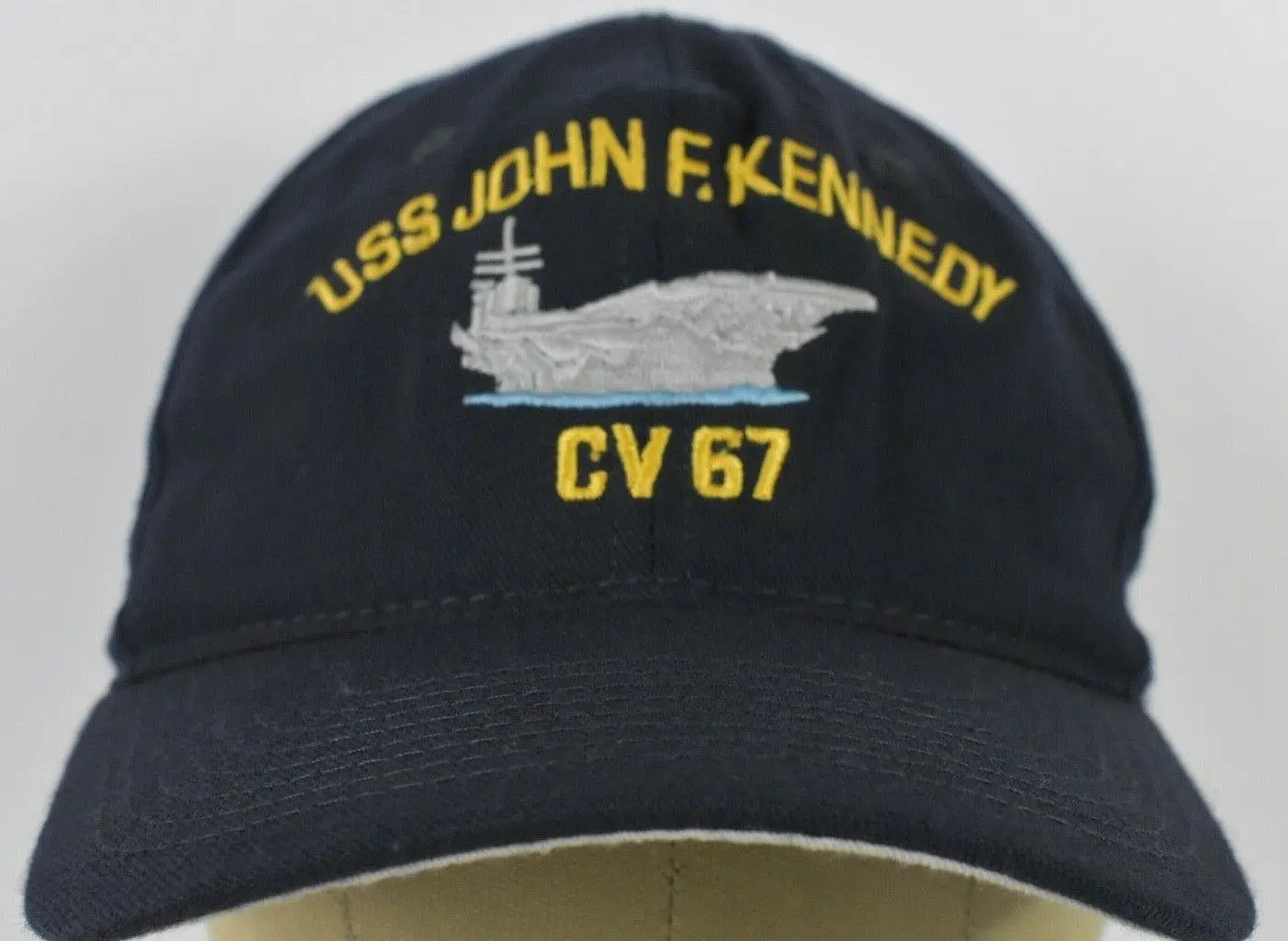 Printed S John F. Kennedy CV67  Naval Brian Baseball Hat Cap Adjtable Snapback