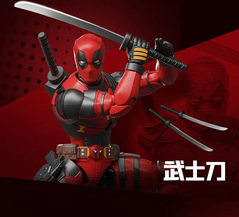 Blokees Deadpool 3 Wolverine Action Figures Spider-Man Movie Version Deadpool & Friend Series Collections Figures Adult Gift