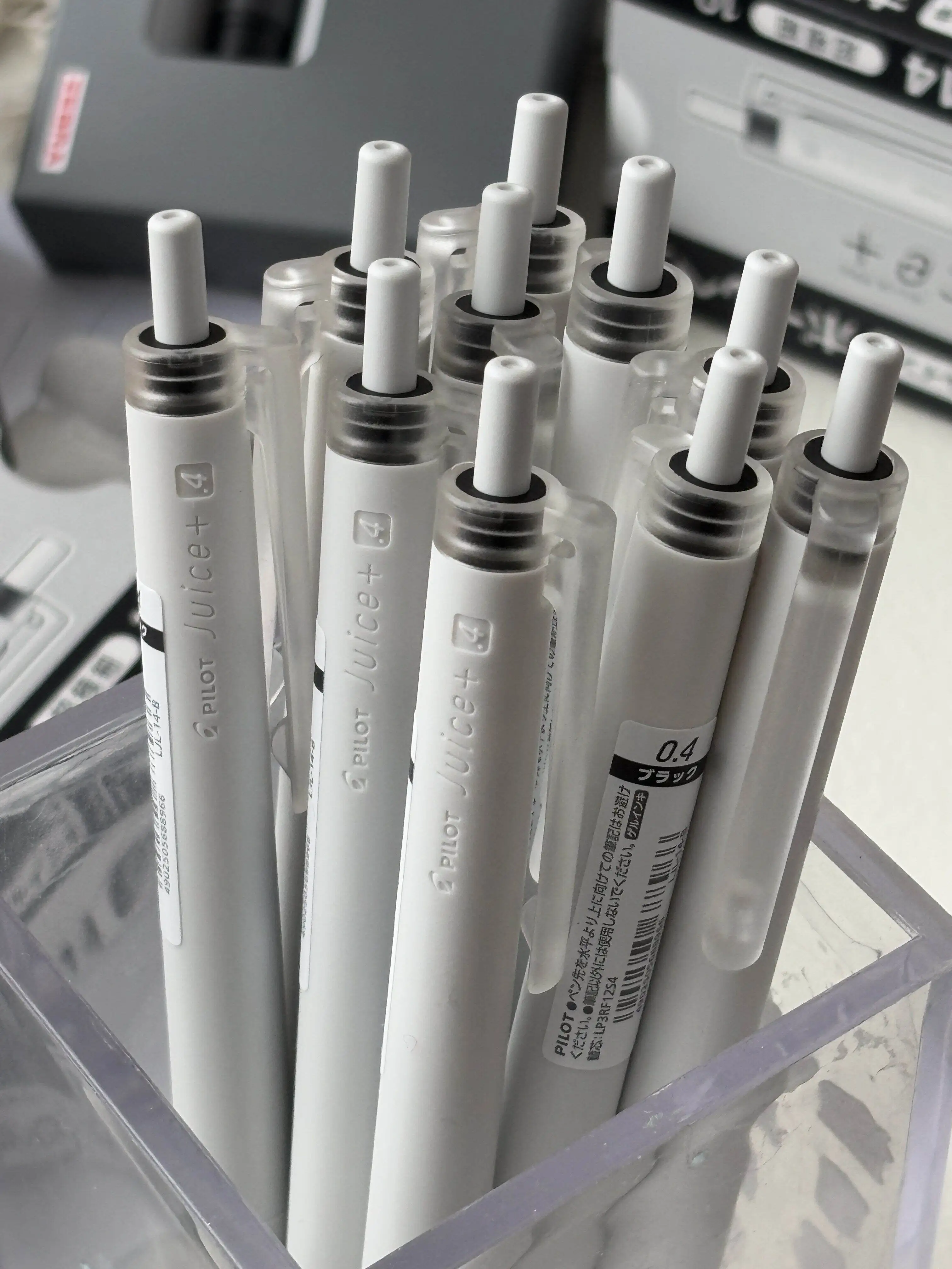 Pilot Juice Up Plus + Długopis żelowy 0.4mm z czarnym tuszem, płynne pisanie, wysuwany długopis żelowy, Juice Plus, artykuły biurowe i szkolne — zdjęcie produktu 5