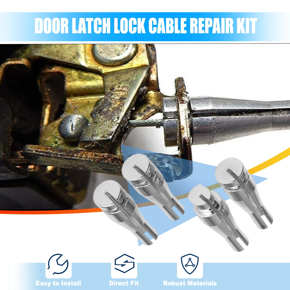 Door Latch Lock Cable Repair Kit For Ford E-150 E-250 E-350 Ranger Extended Cab 1992-2013 Mazda B-Series 1997-2004 F2UZ15266A46A