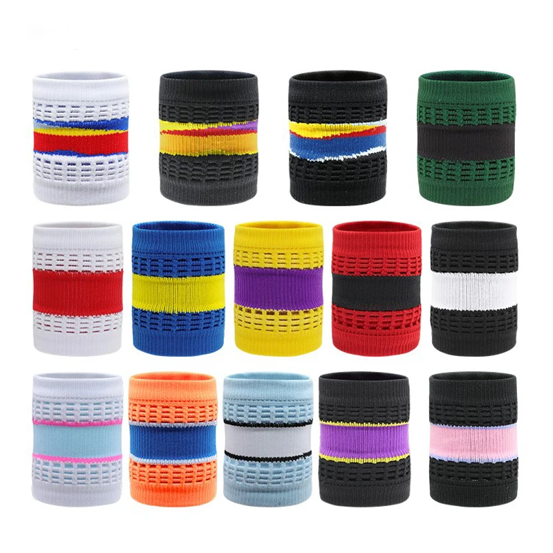 1Pc Wrist Guard Polyester Cotton Adults Kids Sport Sweat Band Breathable Wrist Protector Gym Running Safety Wrist Support