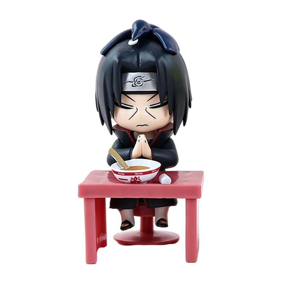 Bestseller Naruto Shippuden Ramen Themen-Serie Blind Box - Chibi Mini PVC Anime-Figuren, Uchiha Sasuke & Naruto Spielzeug, Tägliche Geschenke