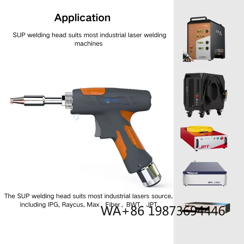 

3-in-1 handheld fiber laser spare part 1064nm, integrated welding head feeder controller for industrial laser equipment