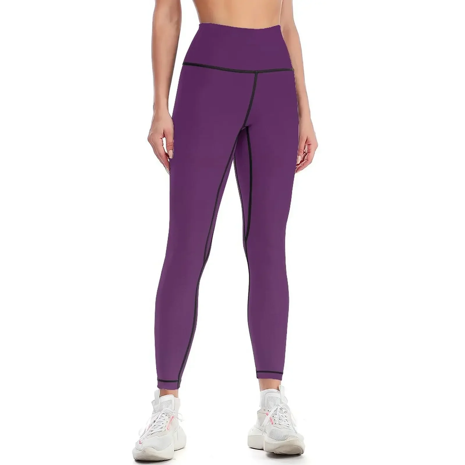 

romantic elegant boho chic lavender eggplant grape purple Leggings Fitness clothing Fitness's gym clothes Womens Leggings