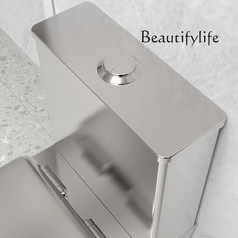 JB 304 الفولاذ المقاوم للصدأ السجن المرحاض دافق المرحاض فندق KTV المرحاض العام #4