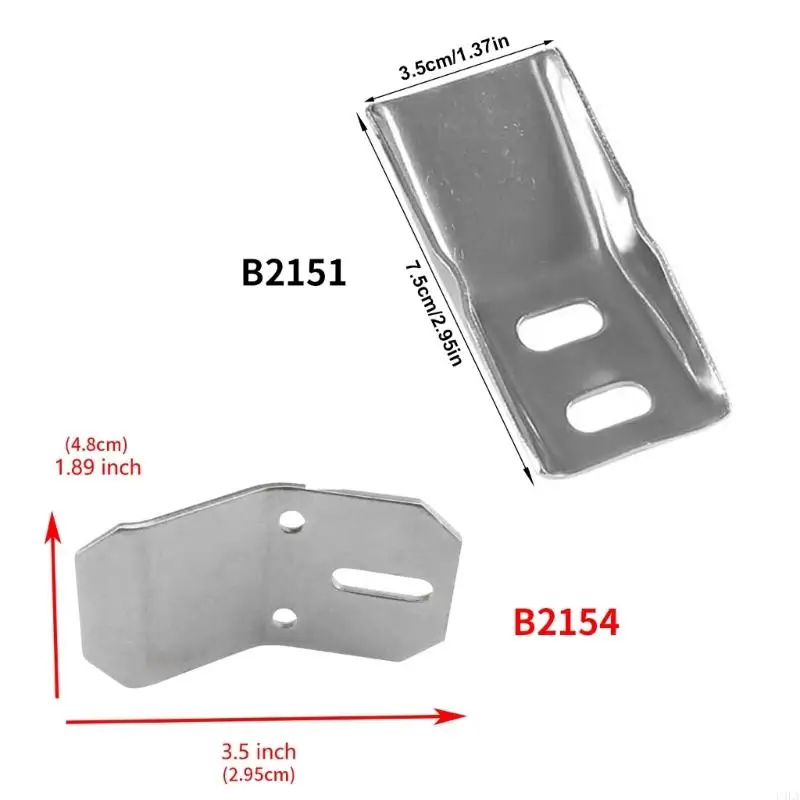 U4LA Wall Metal Urinals Bracket for Urinal Sink Basins Mounting Hardware Fixing Bolts
