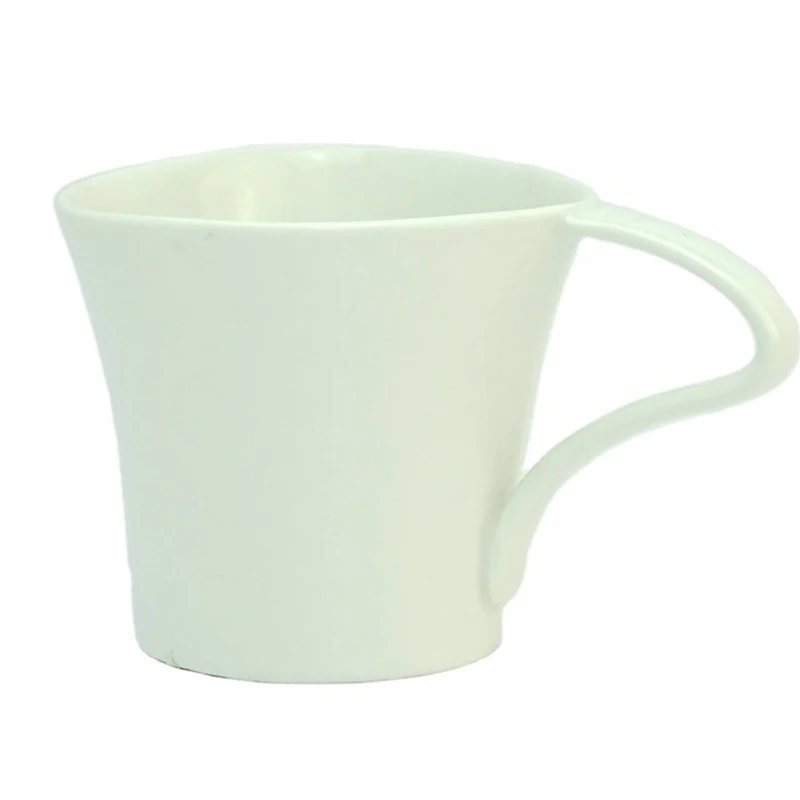 

Hot Sale Korean White Porcelain Coffee Cups Coffee Mug Ceramic Cup For Espresso Cappuccino Latte