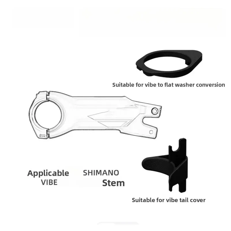 Compatible with Shimano PRO bicycle-specific VIBE handlebar stem tail cover, flat washers, and decorative covers