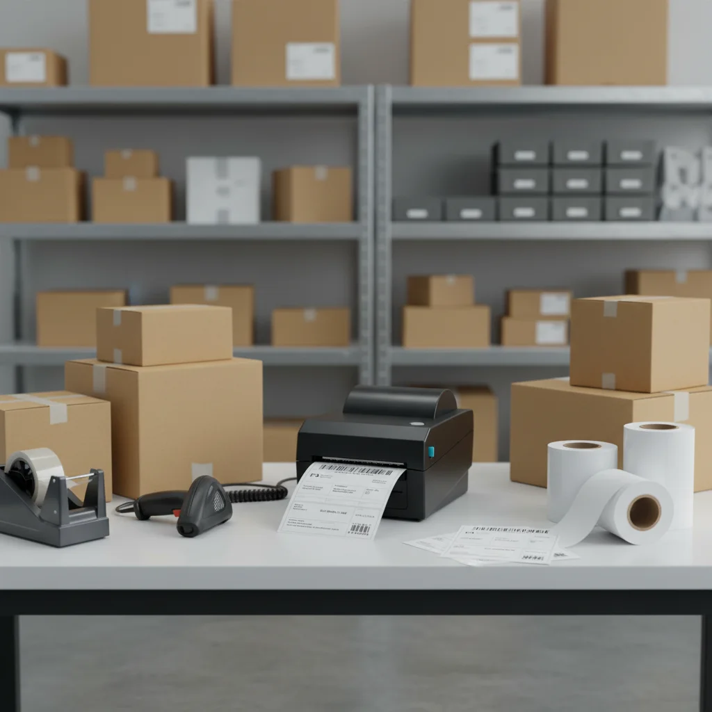 

110mm Thermal Shipping Adhesive Label Printer for Small Business Wireless Bluetooth Sticker Printing Machine