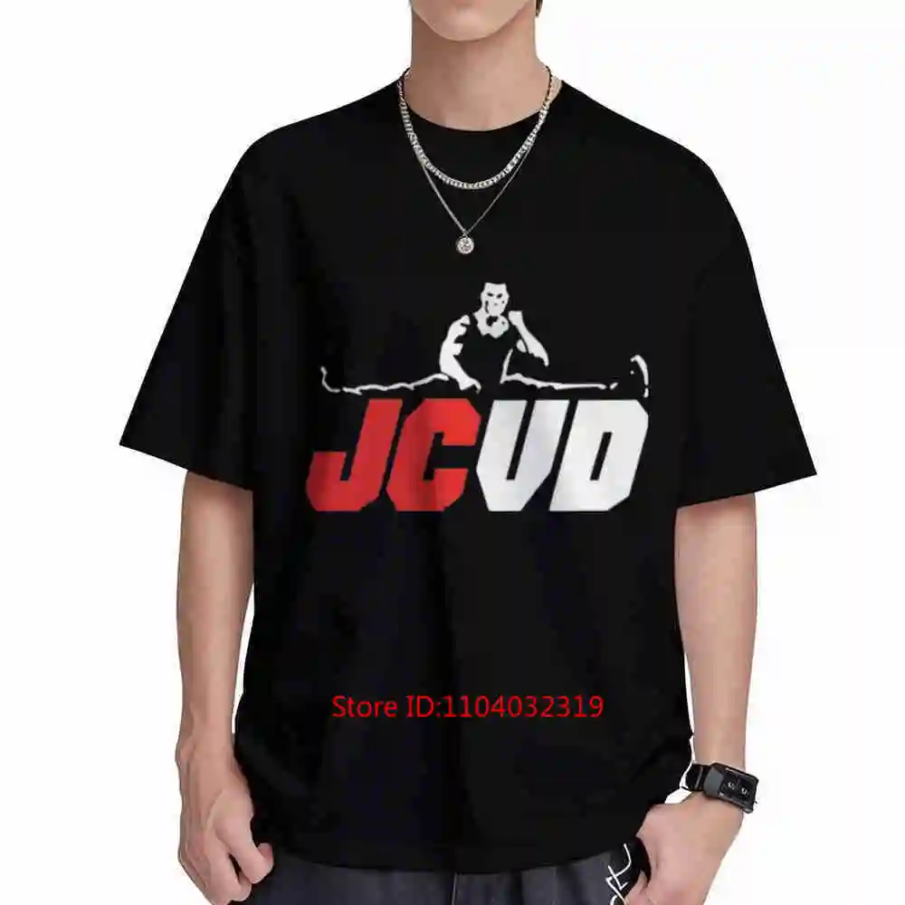 Jean Claude Van Damme JCVD Action Short Sleeve Tee 100% Cotton T-Shirt