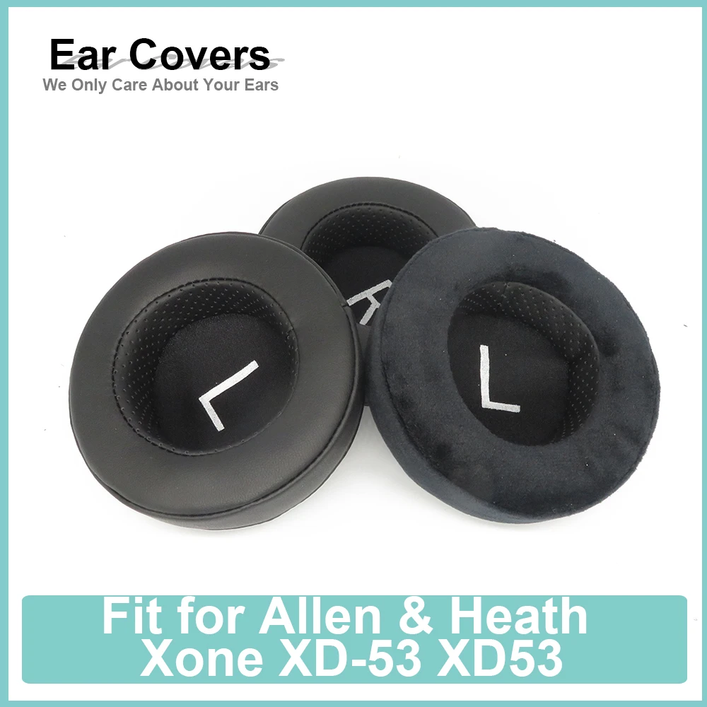 Earpads For Allen & Heath Xone XD-53 XD53 Headphone Earcushions Protein Velour Pads Memory Foam Ear Pads