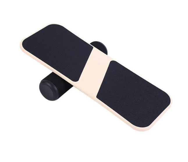 High quality wooden wobble balance board custom logo balancing roller board cheap surfing ski balance board