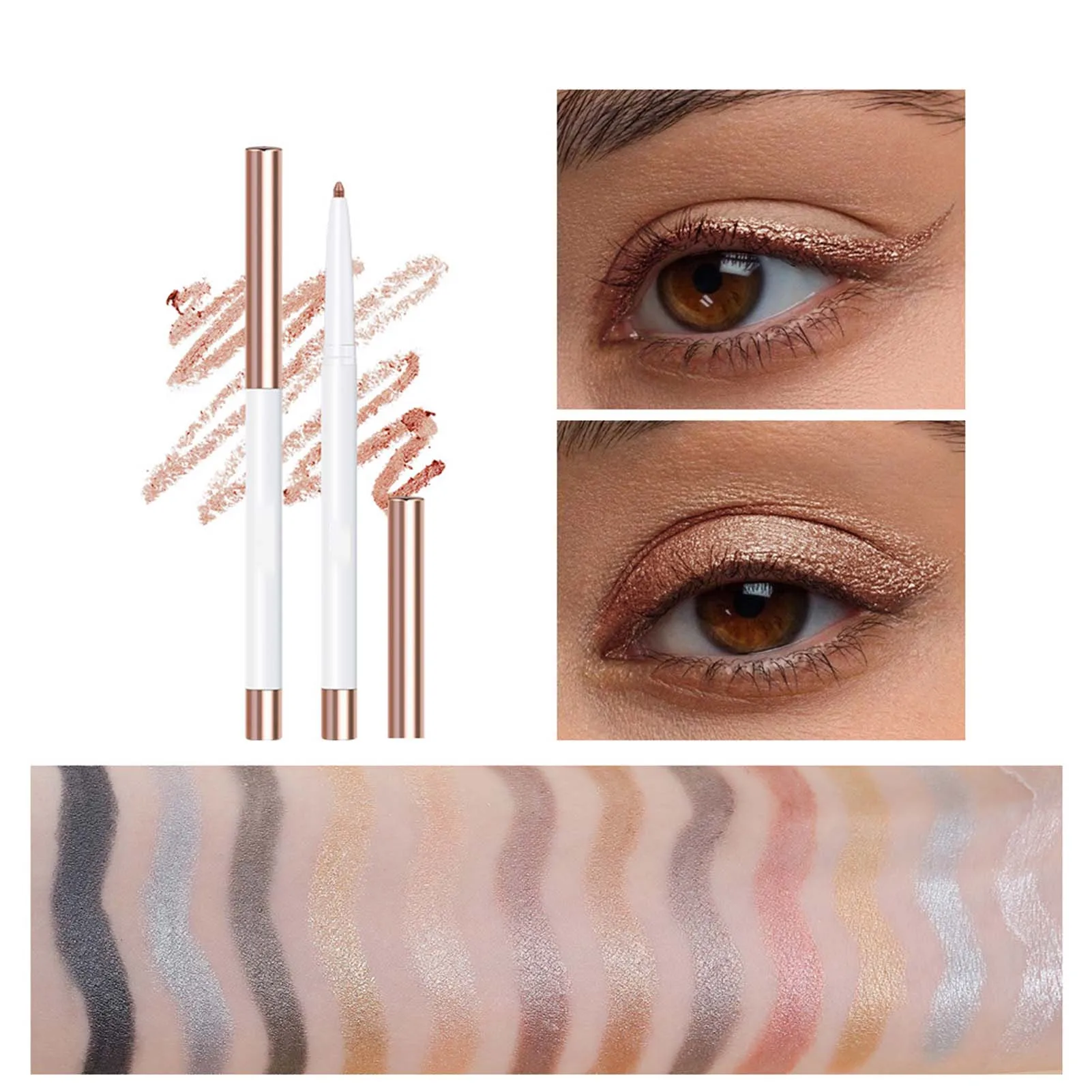 

Multi-effect Eyeshadow Stick Highlight Brightening Makeup Pen For Women Girls