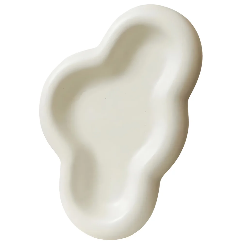 

Ceramic Jewelry Tray Cloud Shaped Elegant Ring Trinket Dish Small Jewelry Holder Key Tray Desktop Organizer Ceramic Ring Dish