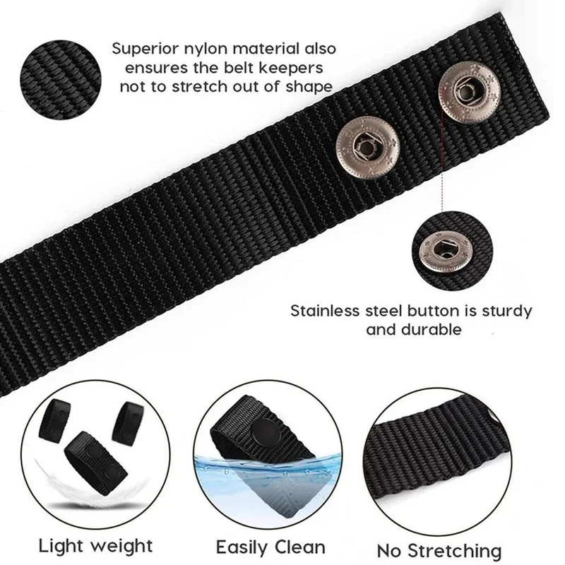 4Pcs Multi Functional Tactical Belt Double Nylon Buckle Portable Belts Accessory Equipment Outdoor Sports Accessory Fixed Buckle