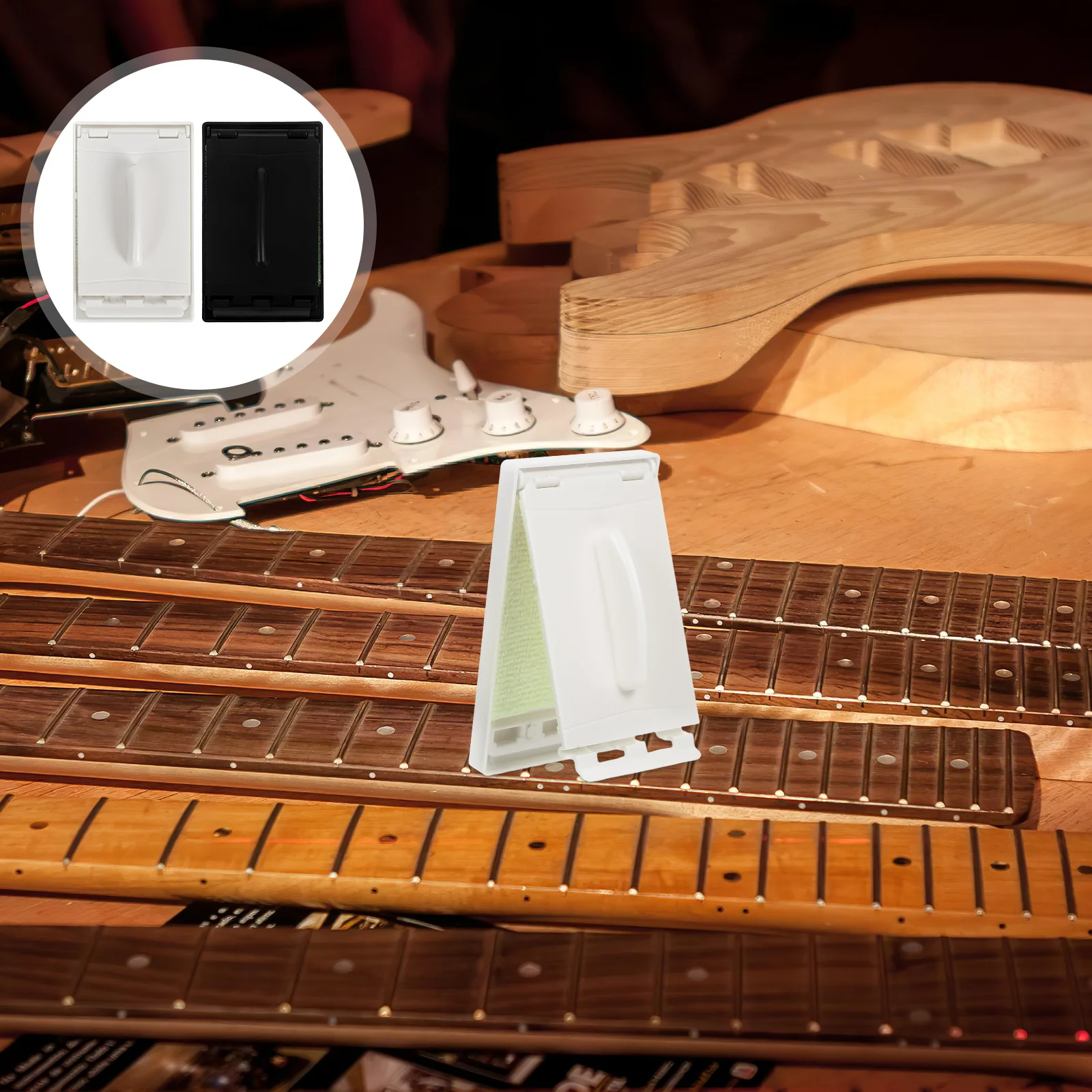 

2 Pcs String Cleaner Musical Cleaning Tools Plastic Electric Guitar Accessories