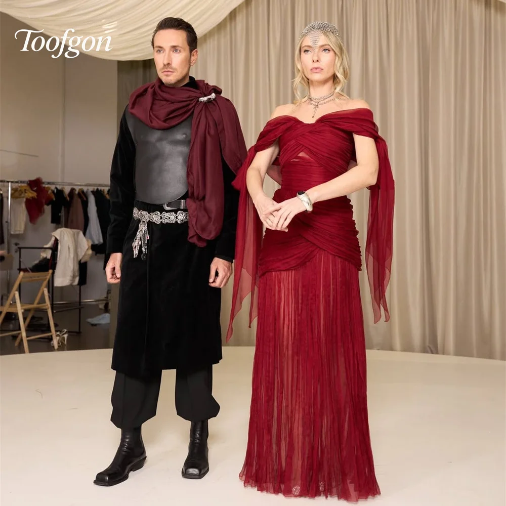 

Длинные вечерние платья из шифона в стиле барокко Toofgon, плиссированные, с вырезом «сердечко», фасона «русалка», на заказ, для торжественных мероприятий и вечеринок, платье на день рождения