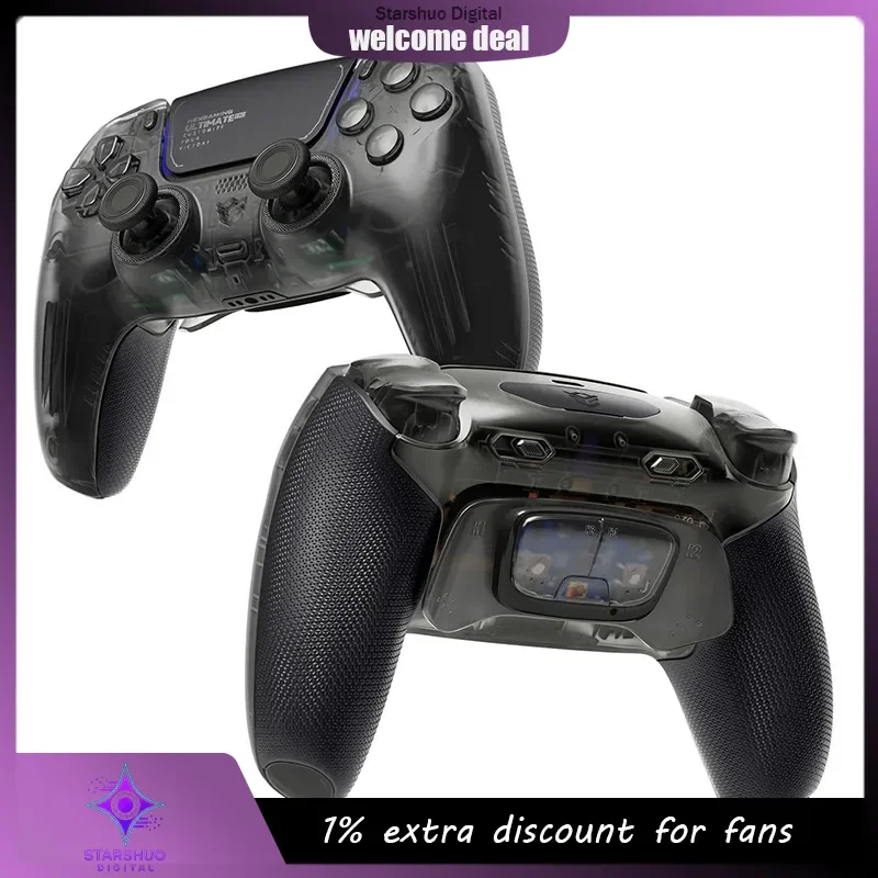 

Беспроводной игровой контроллер HEXGAMING ULTIMATE PRO, джойстик с эффектом Холла, совместимый с PS5 Elite Edge для ПК Steam FPS Games