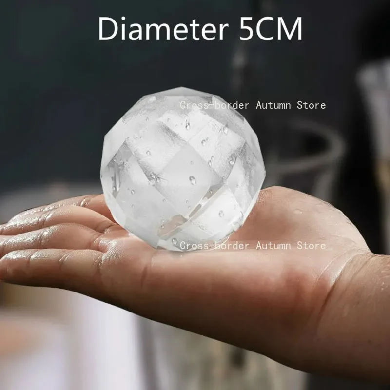 Ice Cube Mold  Ice Ball Maker New Safety Plastic 5cm Ice Ball DIY Home Bar Party Cocktail Use Recommend