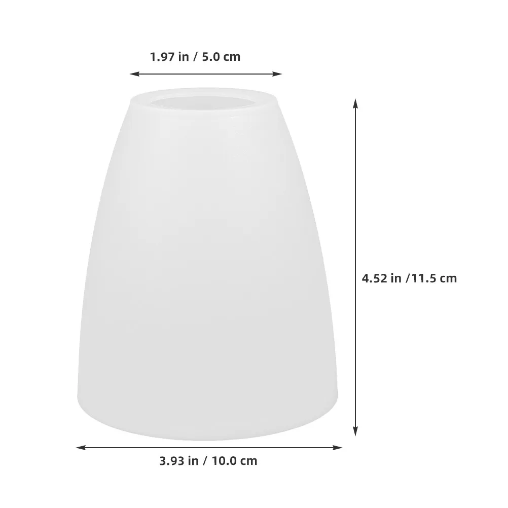 3Pcs White Plastic Lampshades Flat Top Elegant Replacement Lampshade for Wall Lamp Chandelier Table Lamp Chandelier Lampshade