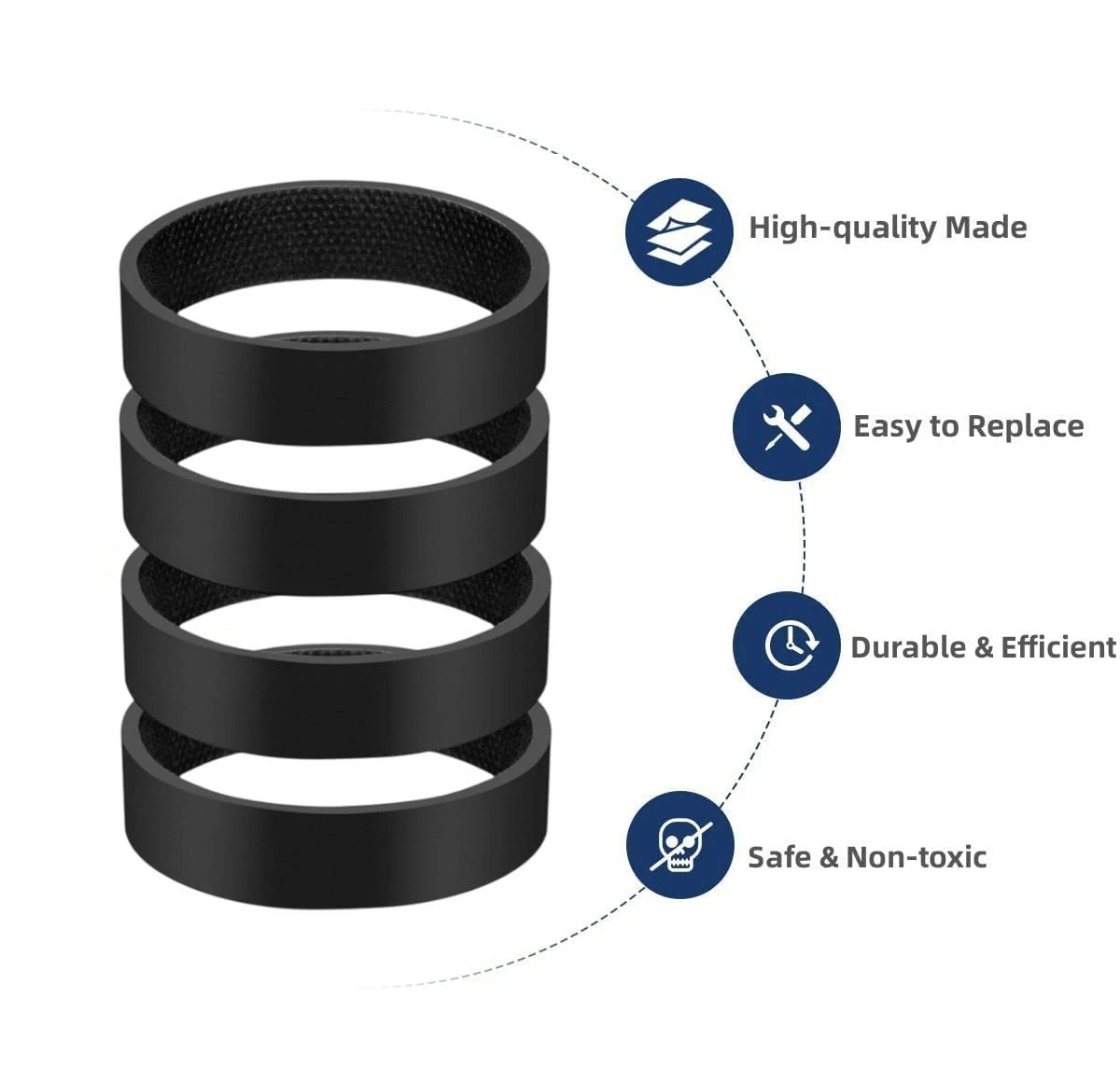 Replacement Belts for Kirby Avalir/Sentria/Heritage 2/Diamond Edition Generation G3 G4 G5 G6 G7 and Ultimate G Vacuum Series