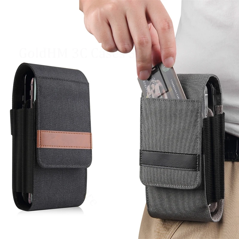 

For OPPO Find X9 Ultra X8s Plus ID Card Wallet Cases Phone Pouch Find X9 Pro X8 Ultra X7 X6 X2 X3 X5 Waist Phone Cover Belt Bags