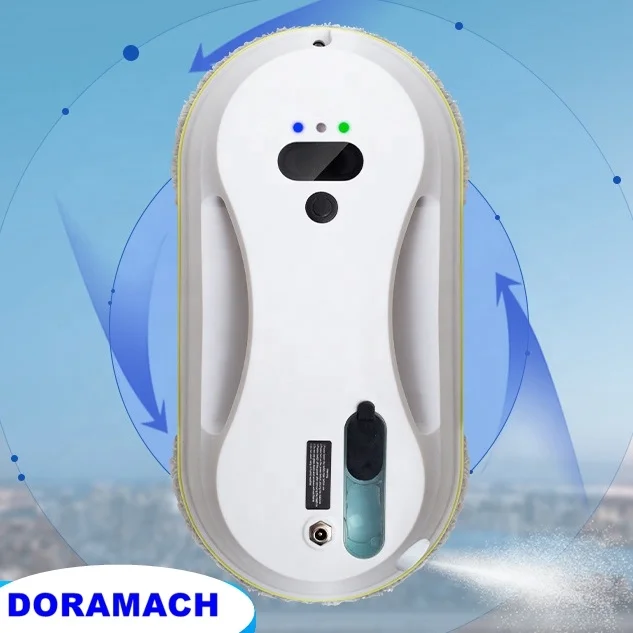 

Spray Water Borderless Turn Back with Remote Control Faster Cleaning Speed Window Cleaner Robot Vacuum Glass
