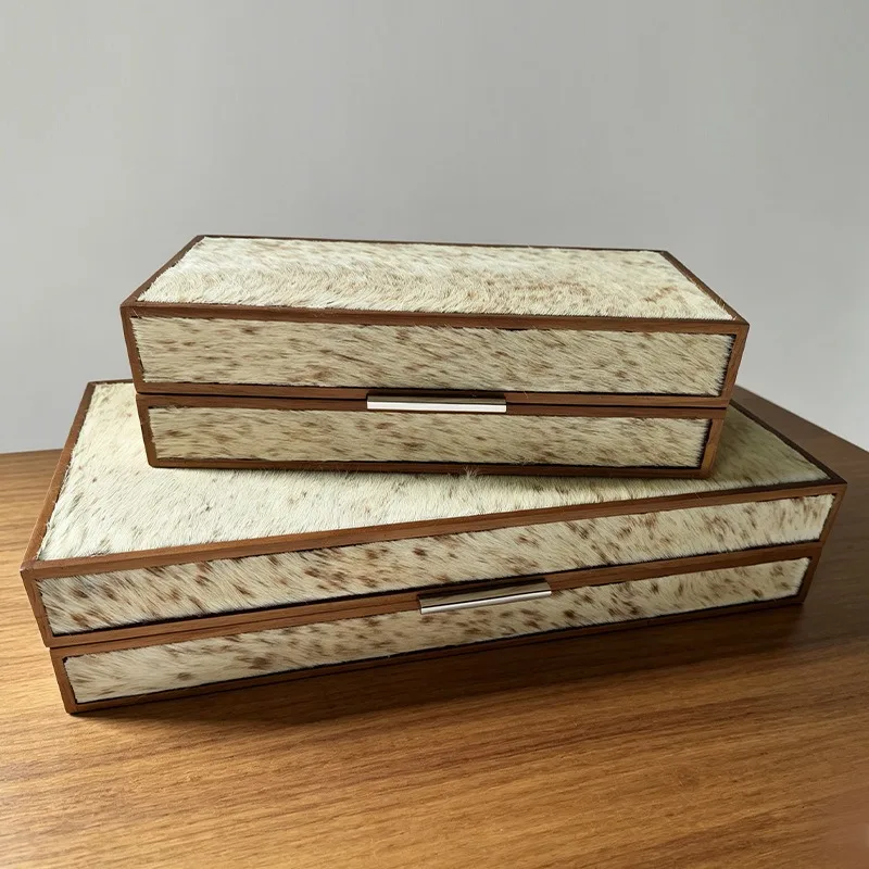 Women Jewelry Organizer Box Large Capacity Necklace Storage Case Portable Ring Collection Boxes Horsehair Pendant Storages Cases
