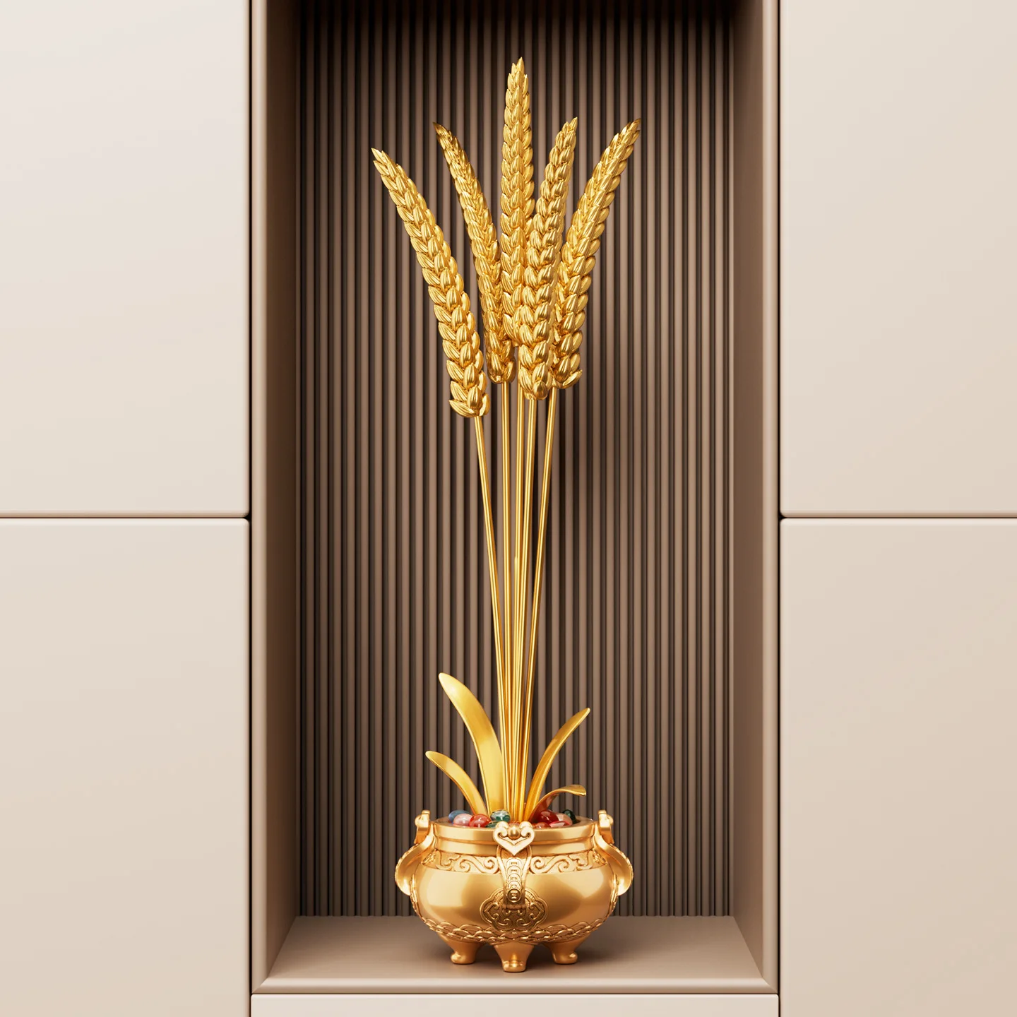 DSA new Chinese barley ornament modern housewarming new home opening gift light luxury high-end living room home decoration