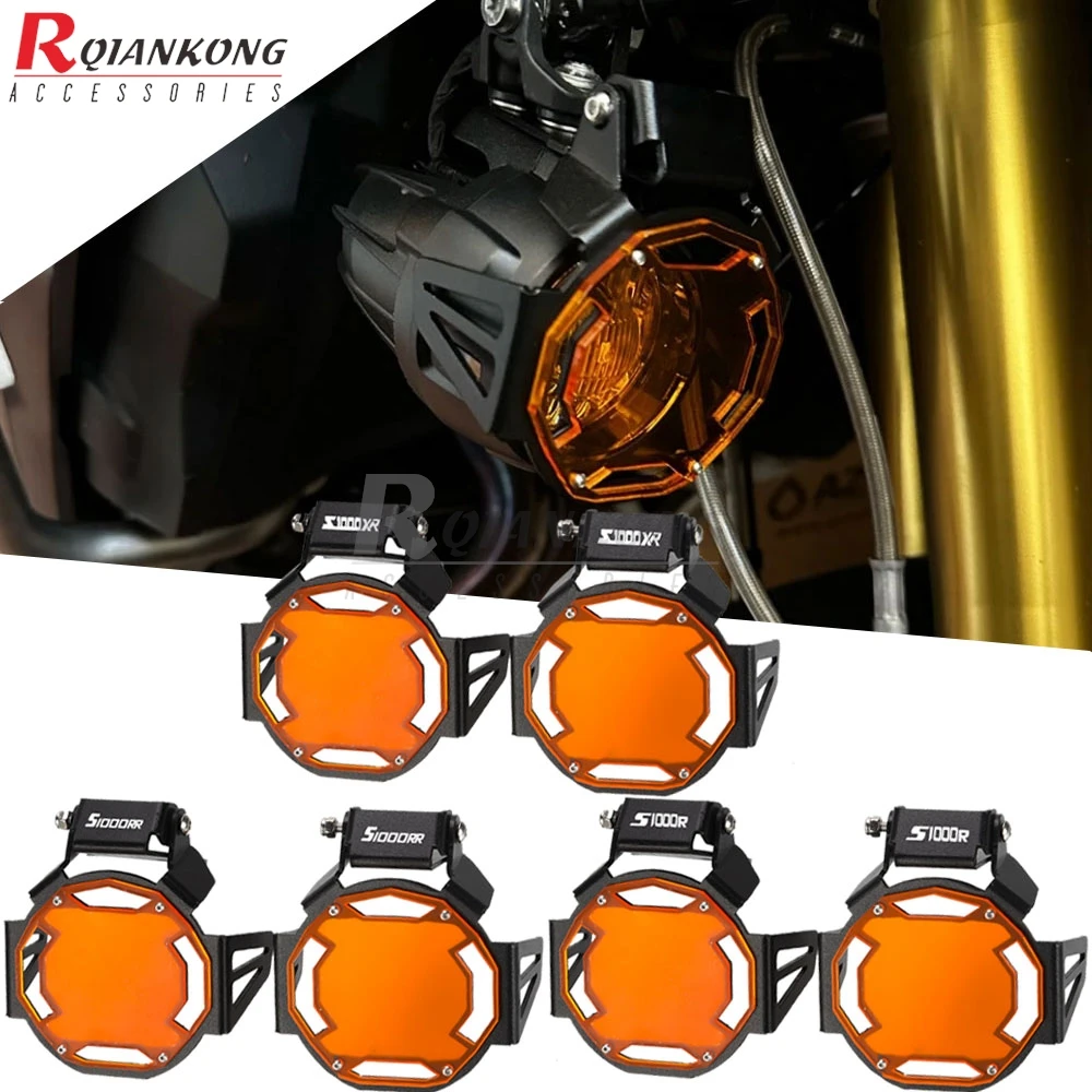 Motorcycle Flipable Fog Lamp Guard For BMW S1000R S1000RR S1000XR M1000R M1000RR 2010-2023 2024 2025 2026 Fog Light Protector