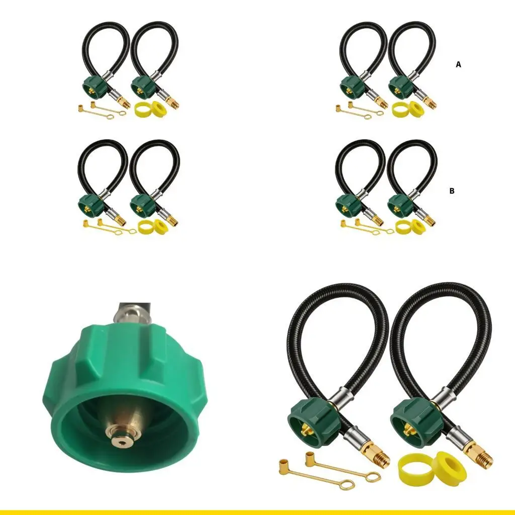 

SZCH Long Lasting Motorhome Propane Transfer Hose With QCC Connection For Camping Trips Trailers Safe Gas Delivery Easy Install