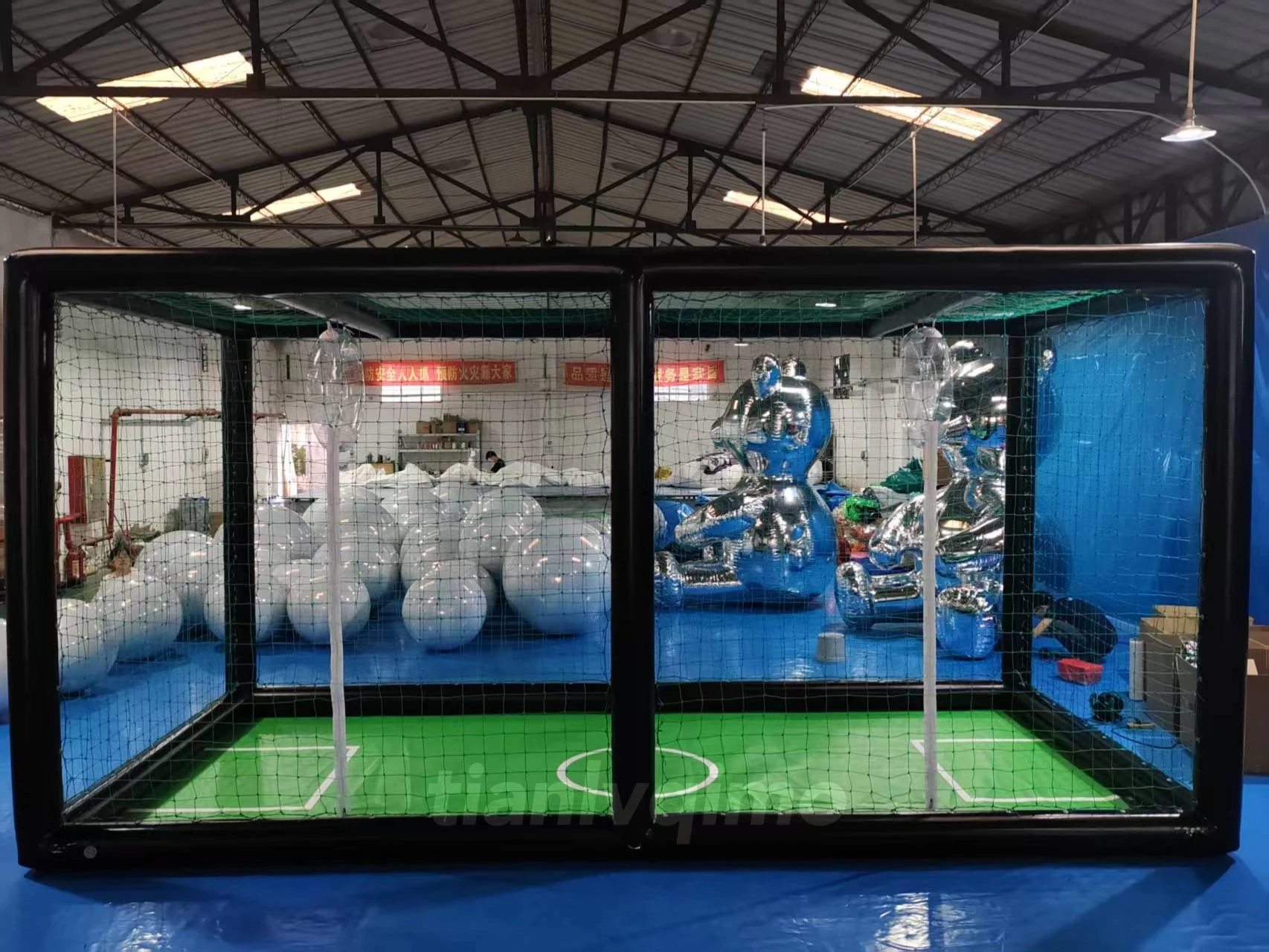 Arena drone gonfiabile conveniente, adatta per l'allenamento di volo drone e la struttura sportiva da competizione