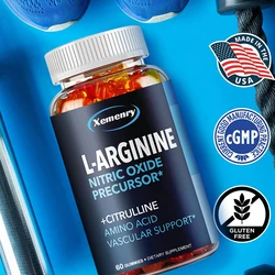 L-Arginine Supplement - for Energy, Strength and Endurance Support During Exercise | Muscle Mass, Non-GMO