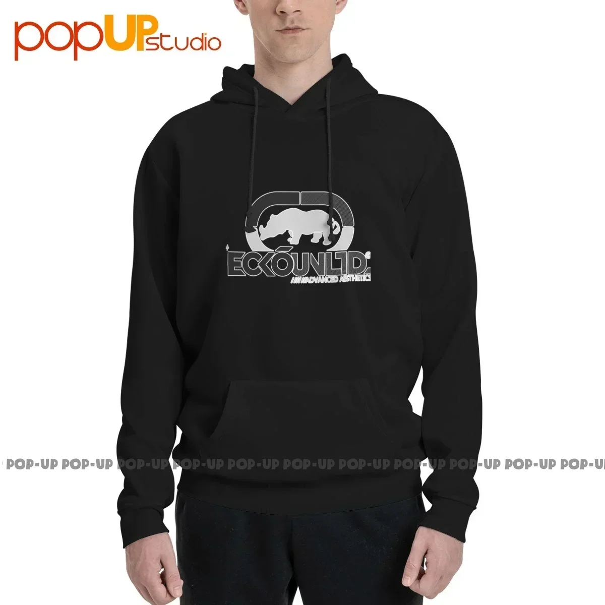 

Ecko_Unltd. Толстовка с капюшоном с логотипом Rhino, толстовки с капюшоном Vtg, унисекс, хипстерские удобные