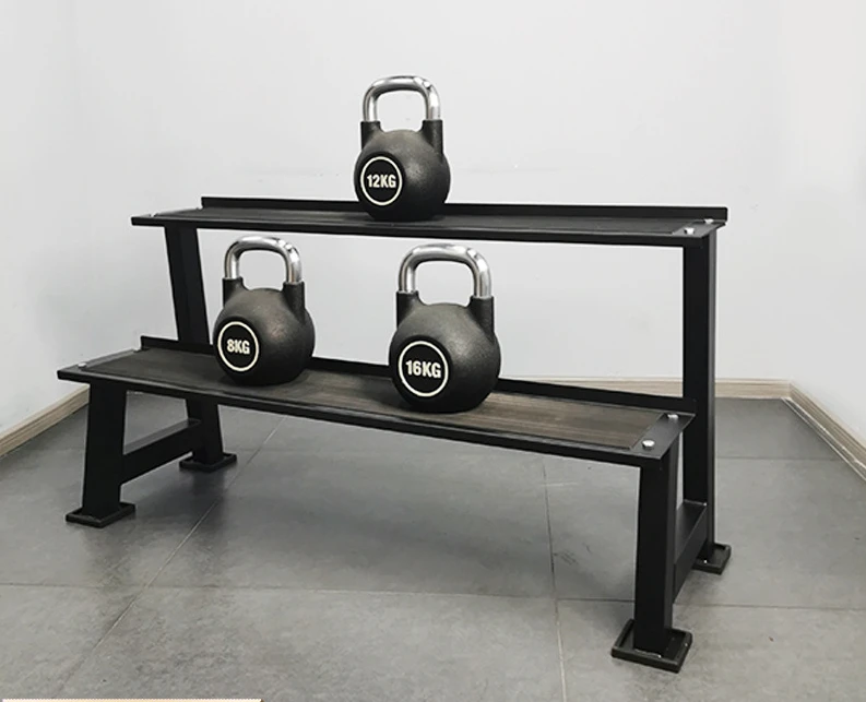 FOR Double-layer Kettle Bell Rack Multi-functional Gym Commercial Kettle Bell Placement Rack Combined Training Fitness Rack