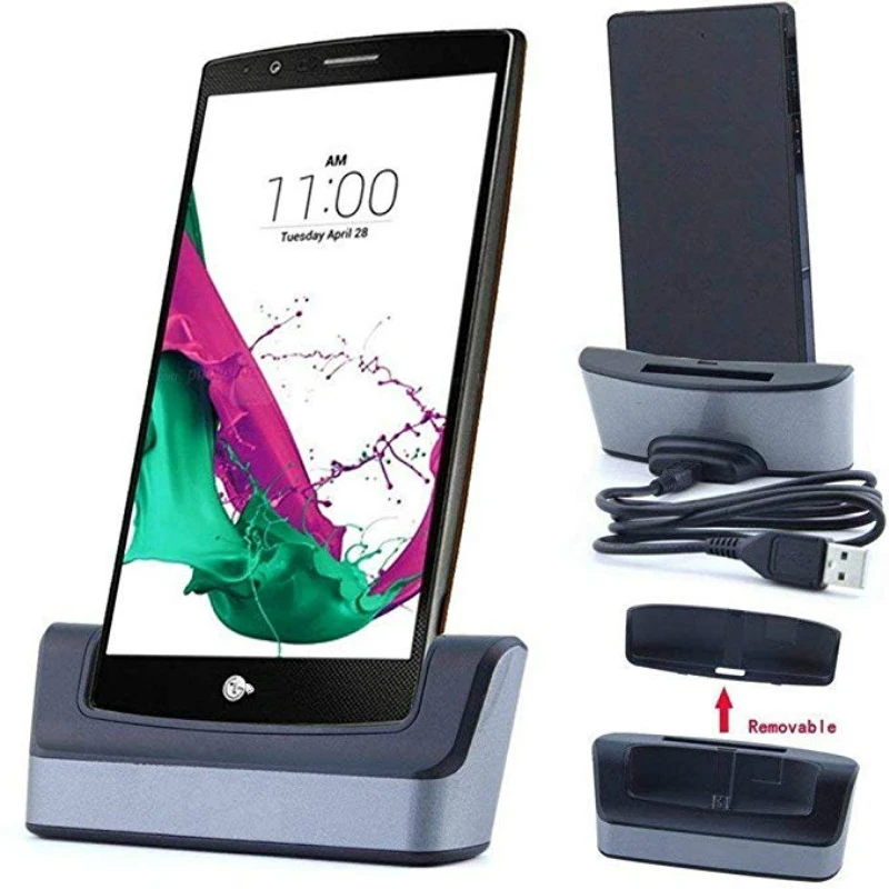 2 In 1 Mobile Phone Charger Holder Battery Charger for LG V10 LG V20 OTG Function Desktop Charger Cradle Dock  for LG V10 V20