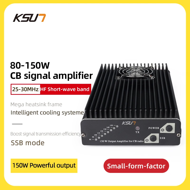 KSUT CB-P150 CB Radio Amplifier SSB Radio Power Amplifier With 80W-150W High Power