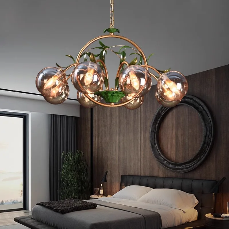 Modern LED Chandeliers for Home Decor, Luzes penduradas, Sala de estar, Sala de jantar, Iluminação interior