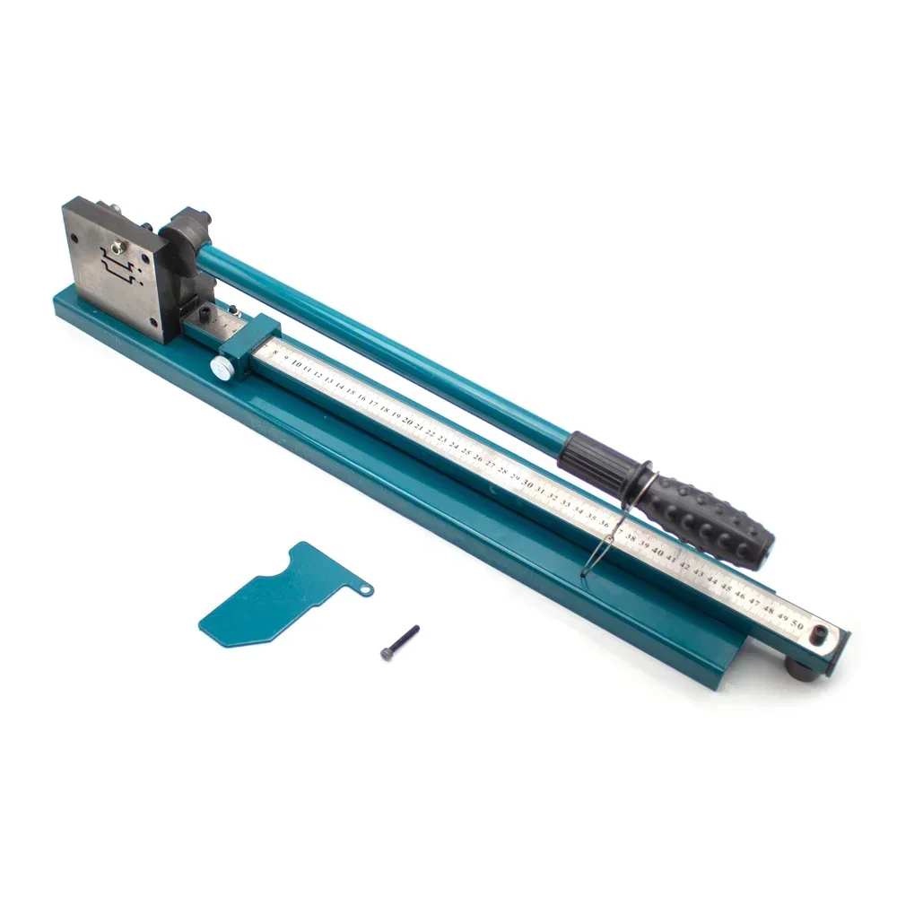 DC-35 Manual DIN Rail Cutter Double Slot Steel And Aluminum Rail Cutting Machine With Positioning Pin And Graduation Ruler