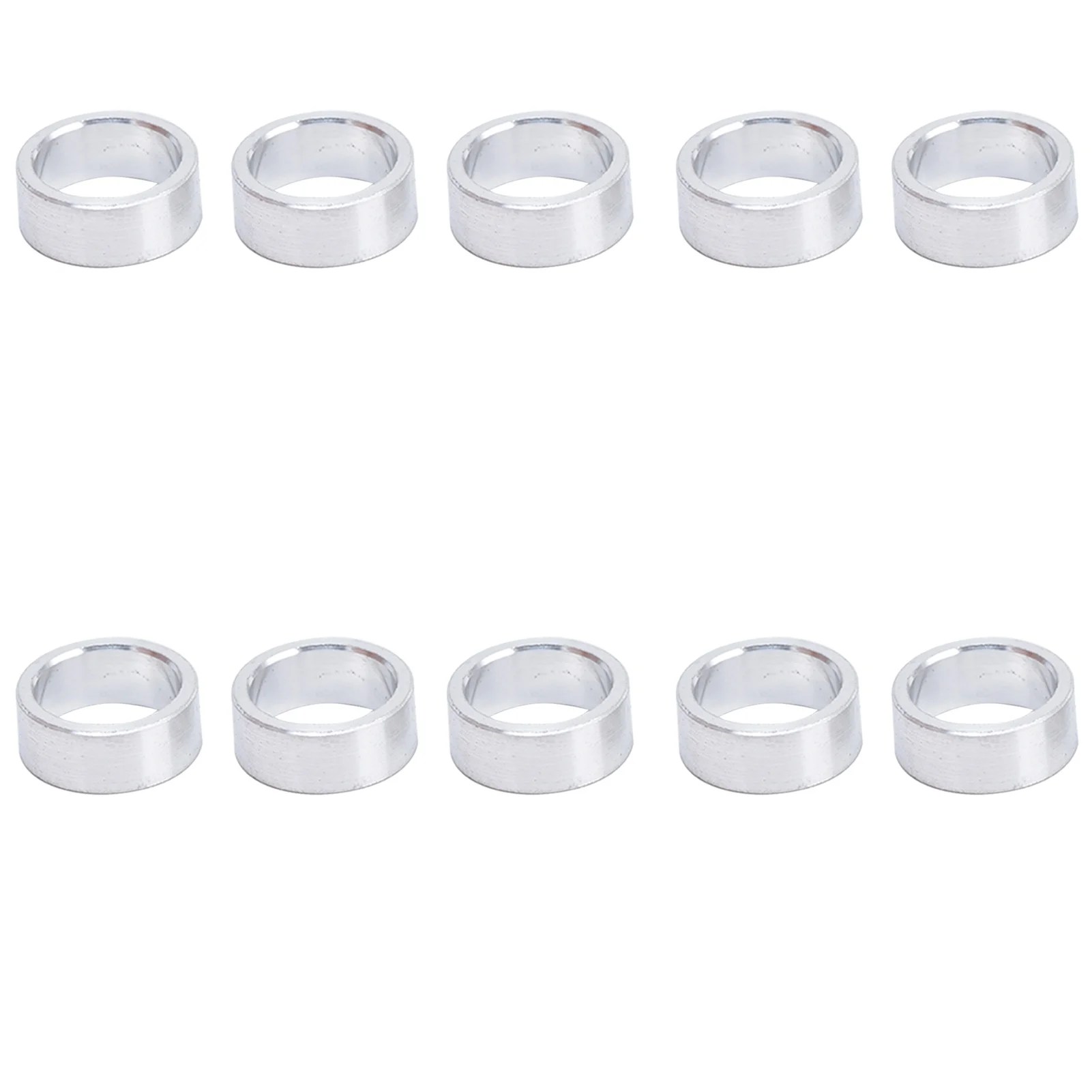 10Pcs Aluminum Alloy Spacer Round Unthreaded Standoff Support Fittings Outer Diameter 10mm4mm